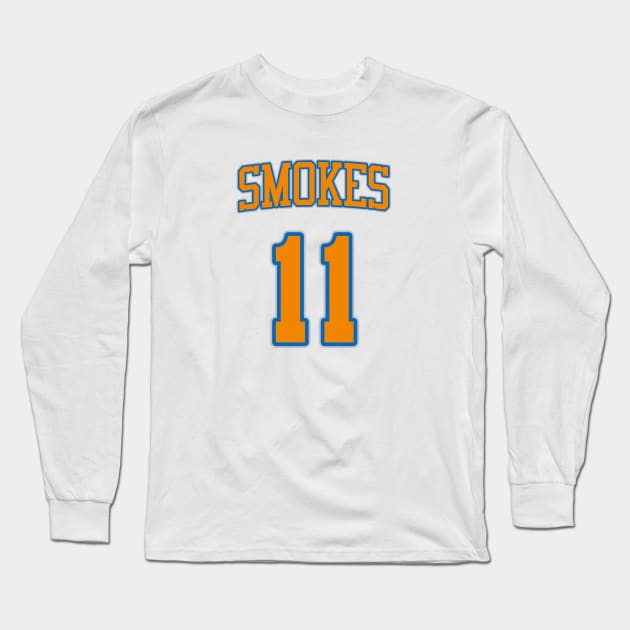 Frankie Smokes Shirsey Long Sleeve T-Shirt by The Knicks Wall